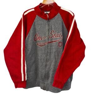 J. America Ohio State full-zip color blocked sweatshirt (size XL)